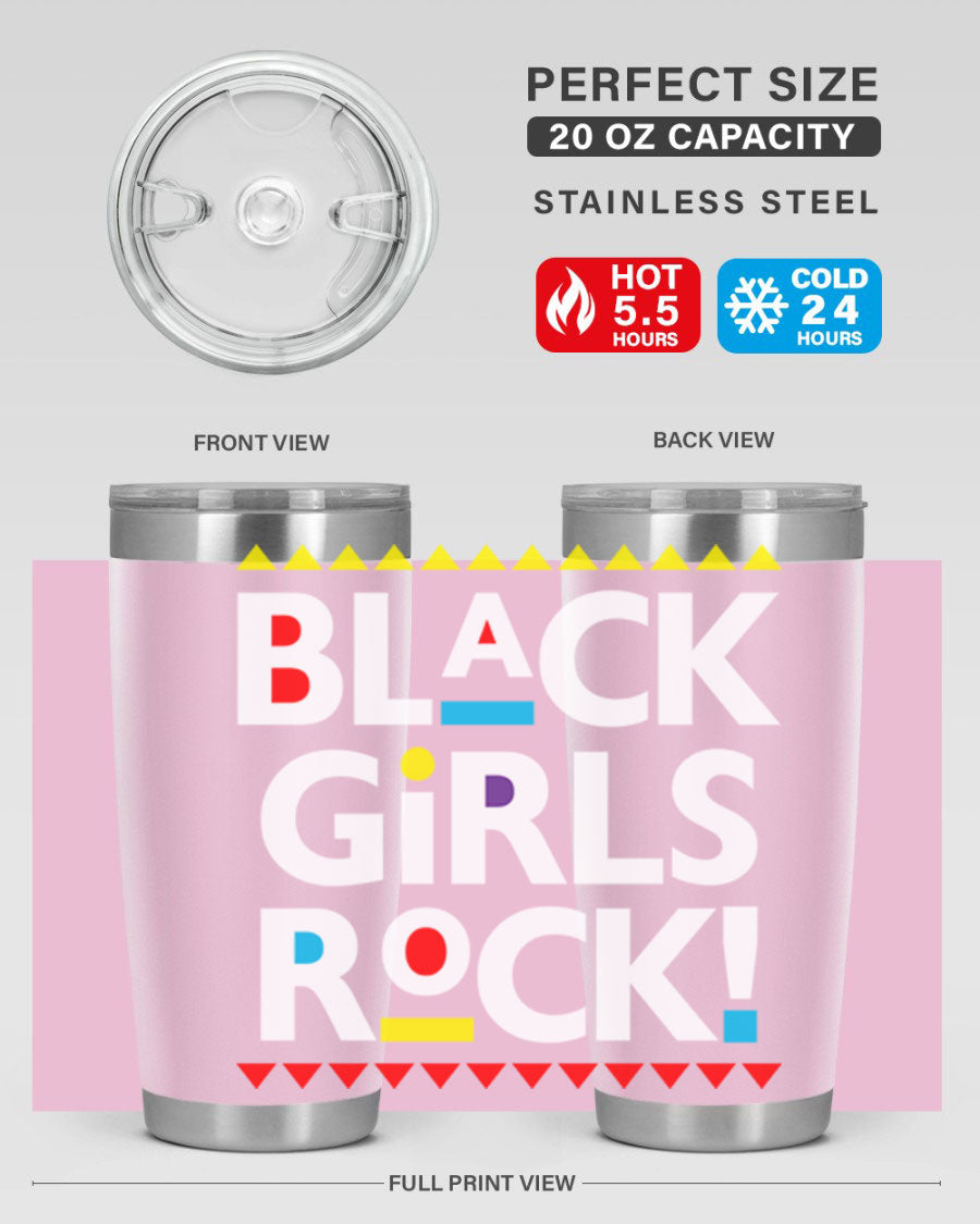 Black Girls Rock Cotton Tank featuring a bold empowering design, perfect for casual wear and workouts.