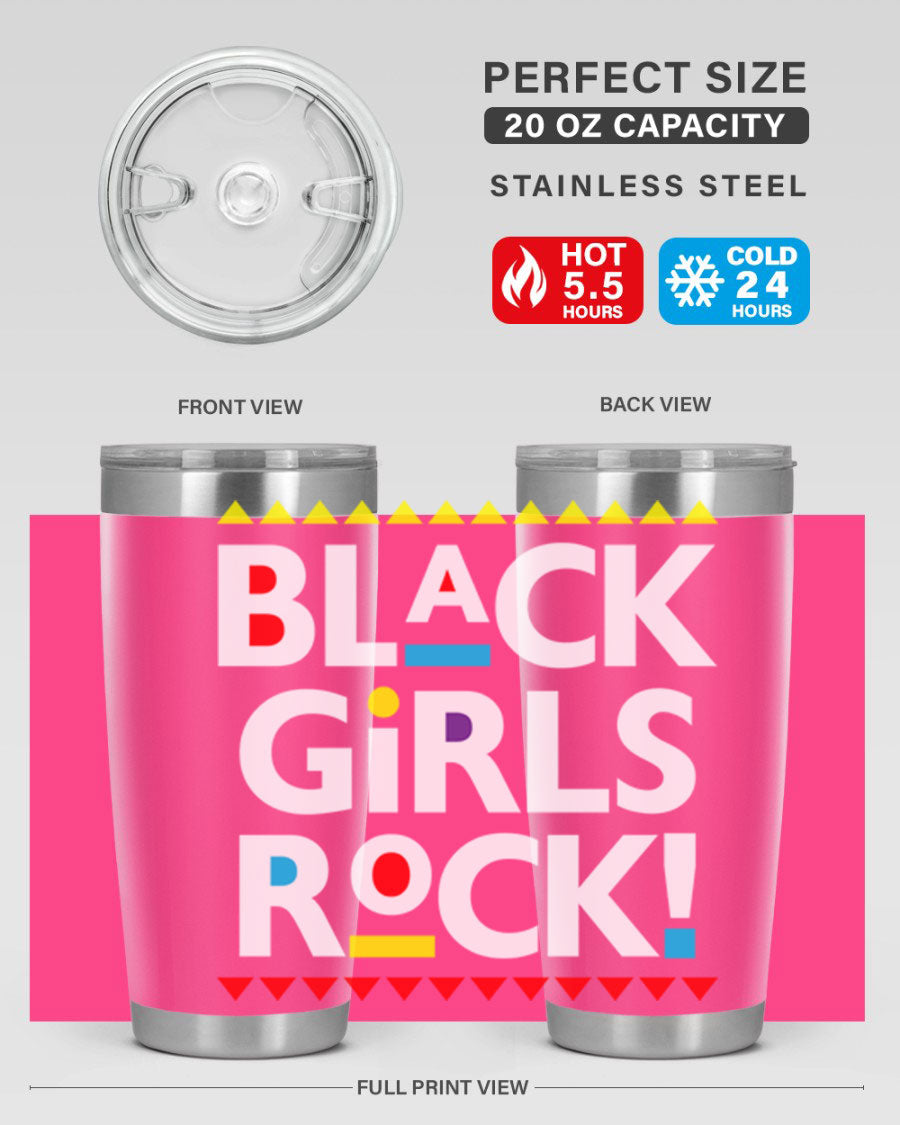 Black Girls Rock Cotton Tank featuring a bold empowering design, perfect for casual wear and workouts.