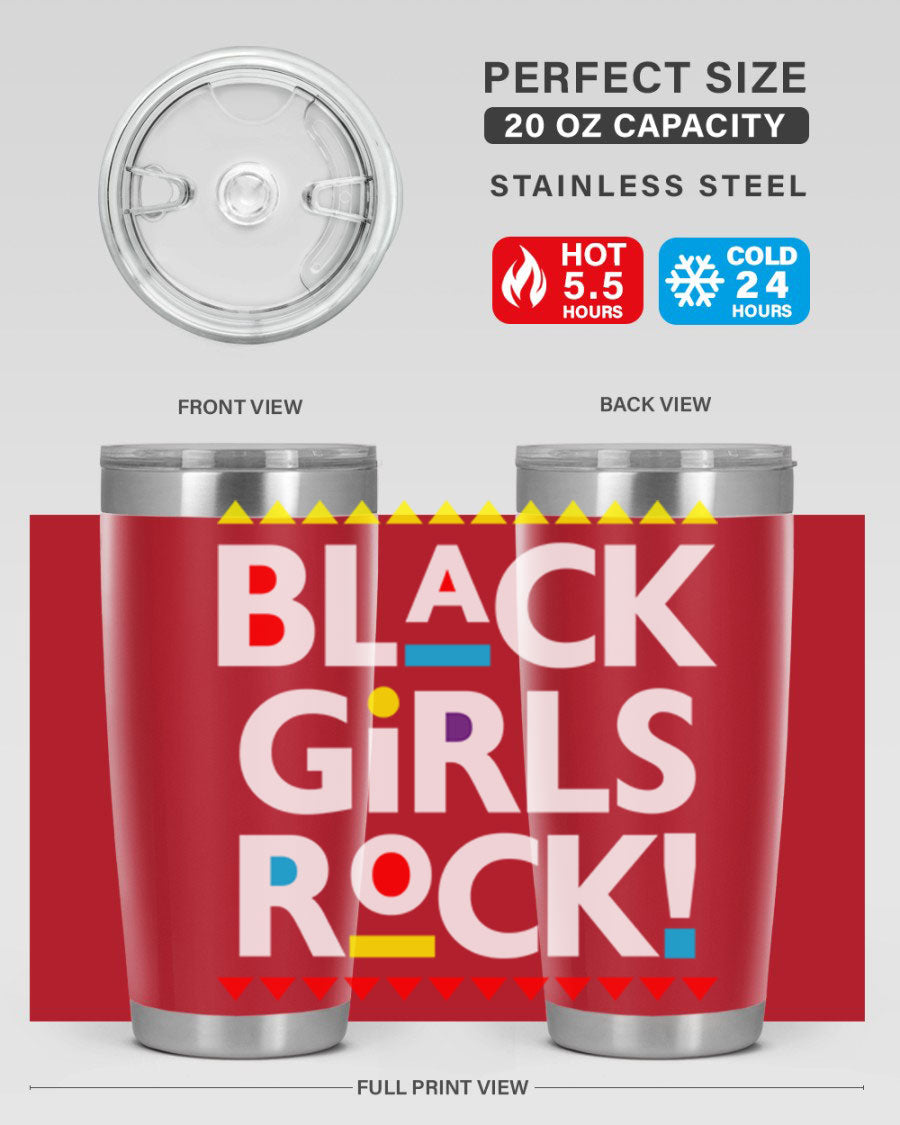 Black Girls Rock Cotton Tank featuring a bold empowering design, perfect for casual wear and workouts.