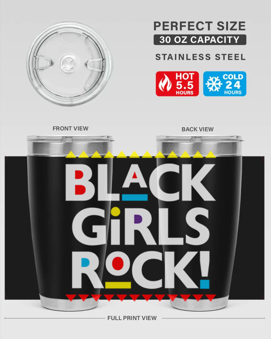 Black Girls Rock Cotton Tank featuring a bold empowering design, perfect for casual wear and workouts.