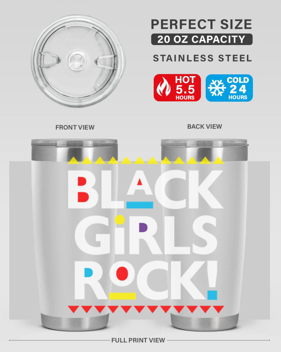 Black Girls Rock Cotton Tank featuring a bold empowering design, perfect for casual wear and workouts.