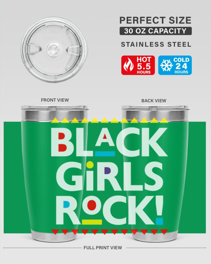 Black Girls Rock Cotton Tank featuring a bold empowering design, perfect for casual wear and workouts.