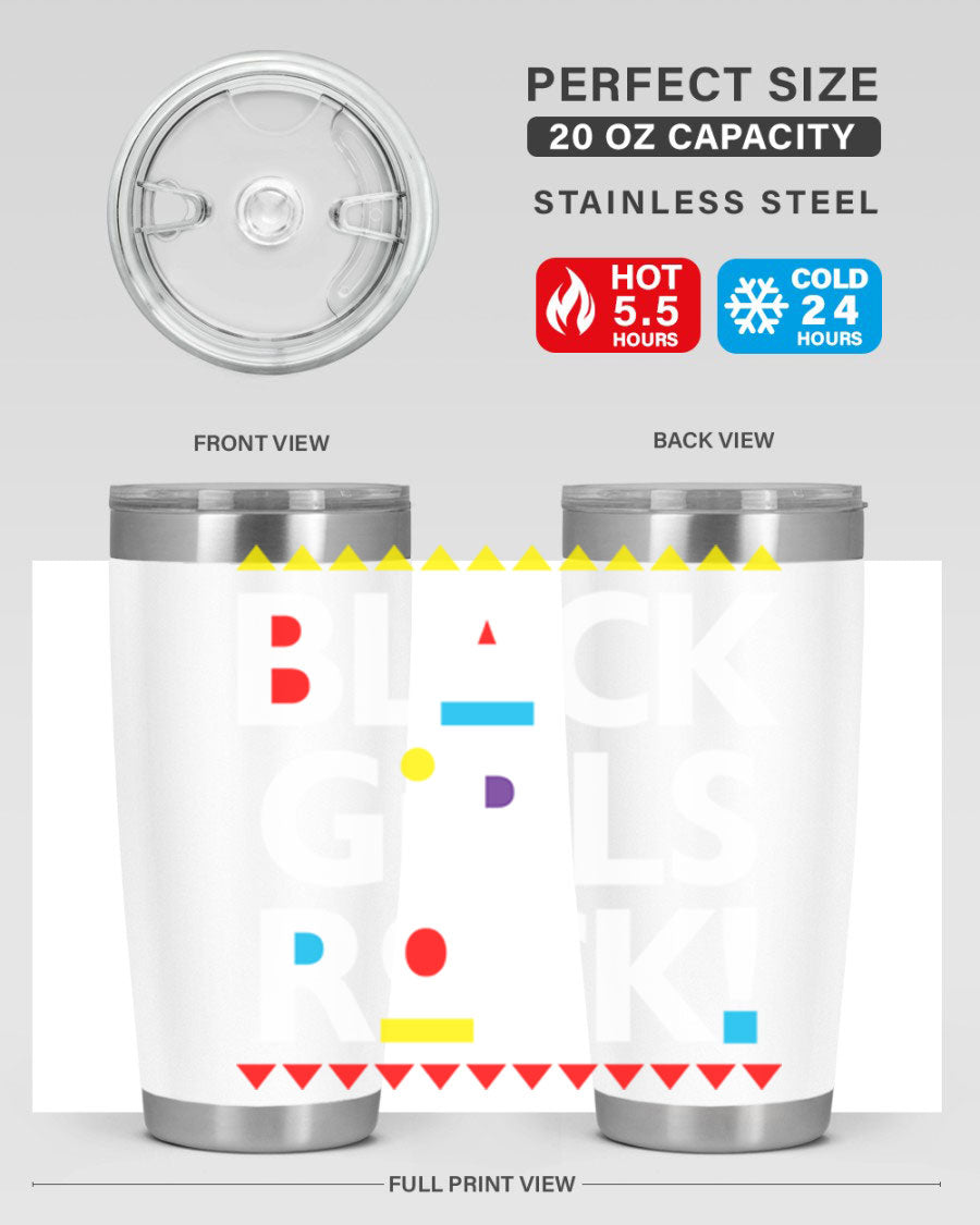 Black Girls Rock Cotton Tank featuring a bold empowering design, perfect for casual wear and workouts.