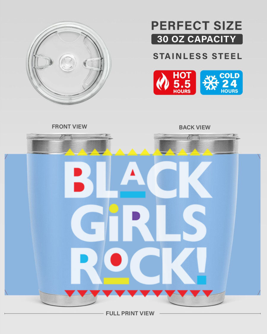 Black Girls Rock Cotton Tank featuring a bold empowering design, perfect for casual wear and workouts.