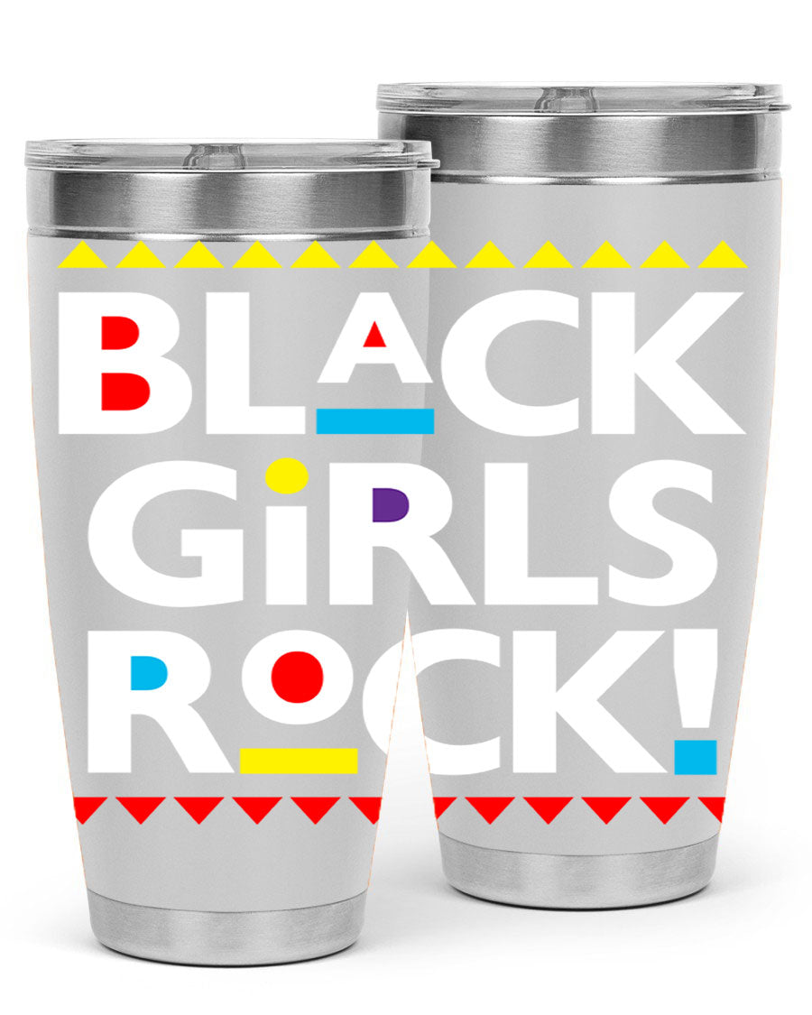 Black Girls Rock Cotton Tank featuring a bold empowering design, perfect for casual wear and workouts.