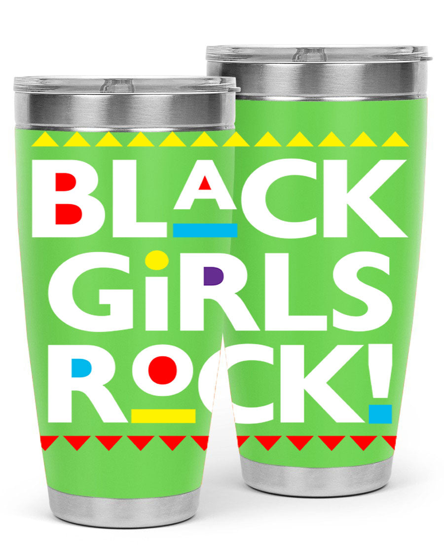 Black Girls Rock Cotton Tank featuring a bold empowering design, perfect for casual wear and workouts.
