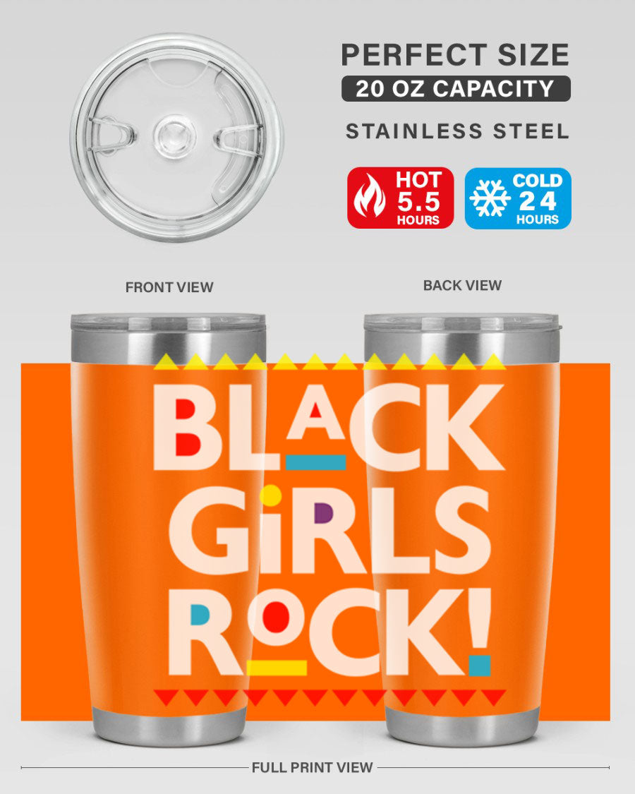 Black Girls Rock Cotton Tank featuring a bold empowering design, perfect for casual wear and workouts.