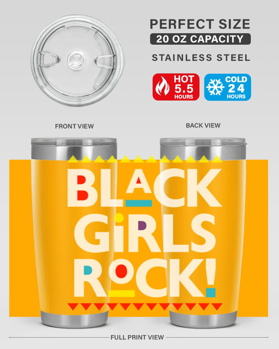 Black Girls Rock Cotton Tank featuring a bold empowering design, perfect for casual wear and workouts.