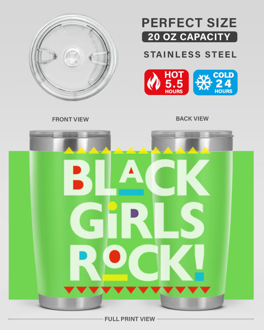 Black Girls Rock Cotton Tank featuring a bold empowering design, perfect for casual wear and workouts.