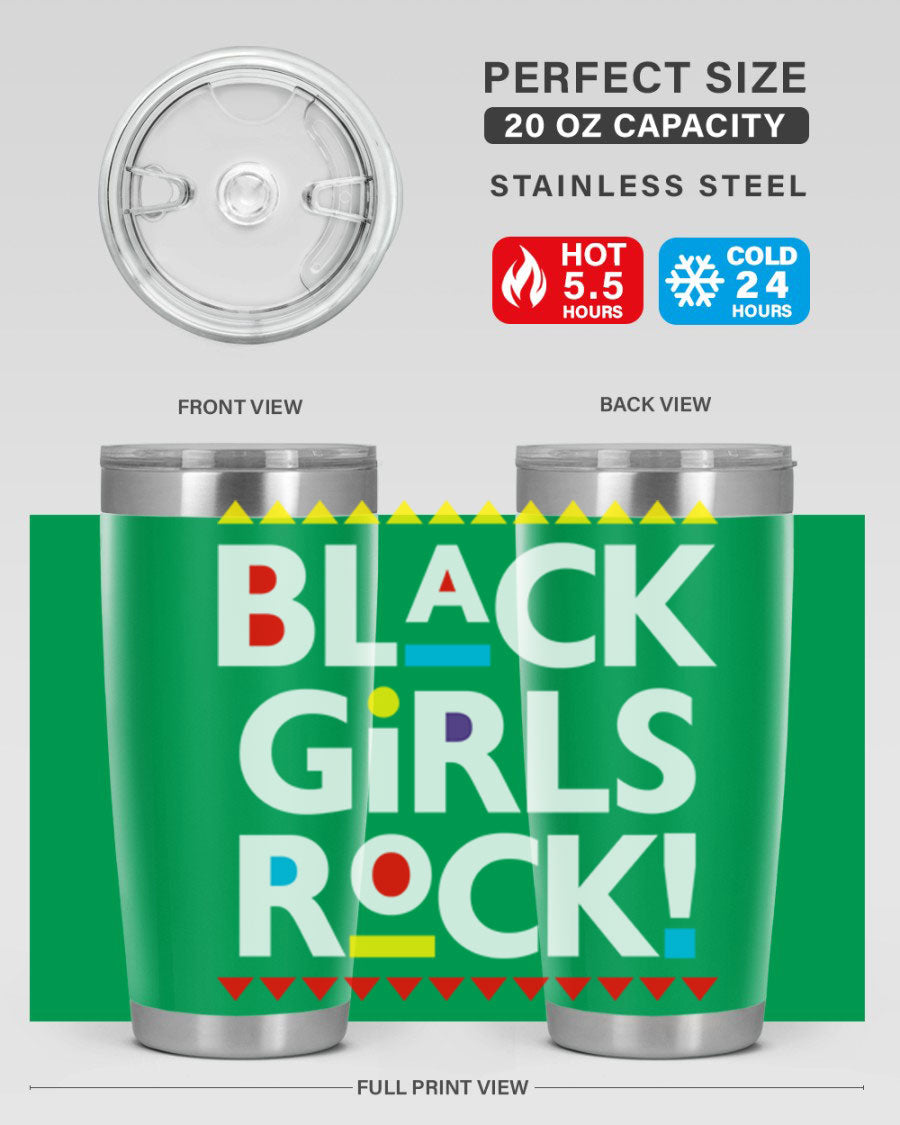 Black Girls Rock Cotton Tank featuring a bold empowering design, perfect for casual wear and workouts.