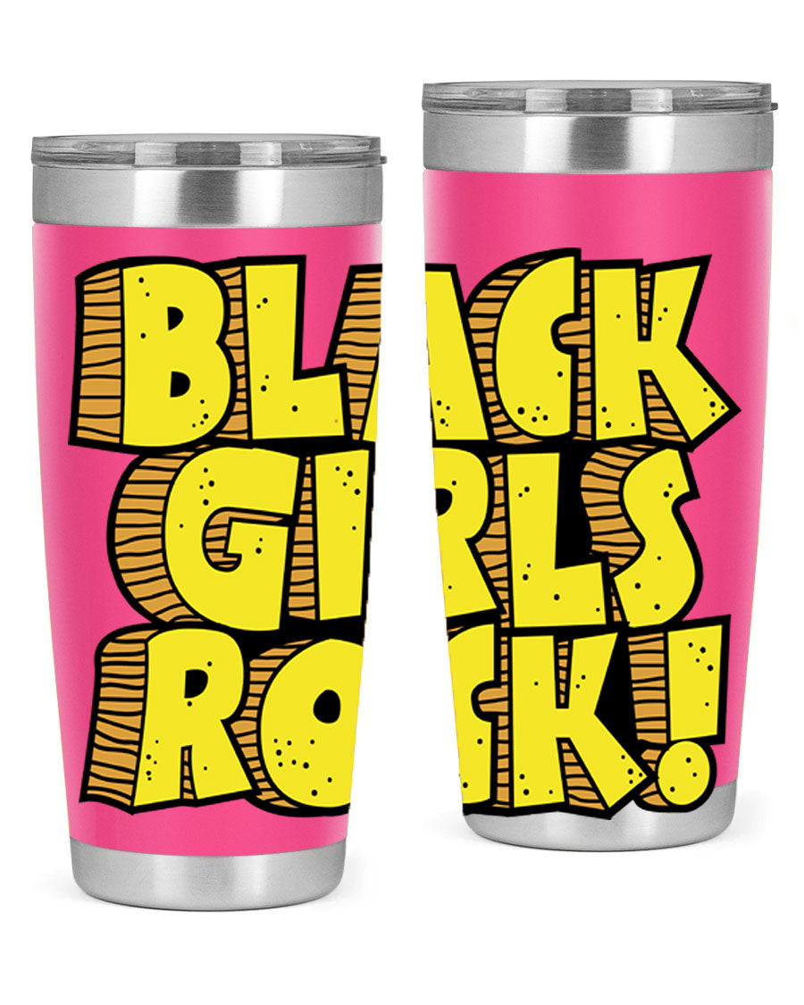 Black Girls Rock Cotton Tank featuring empowering design, perfect for school and casual wear.