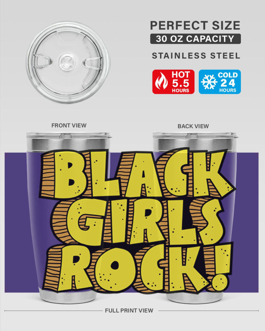 Black Girls Rock Cotton Tank featuring empowering design, perfect for school and casual wear.