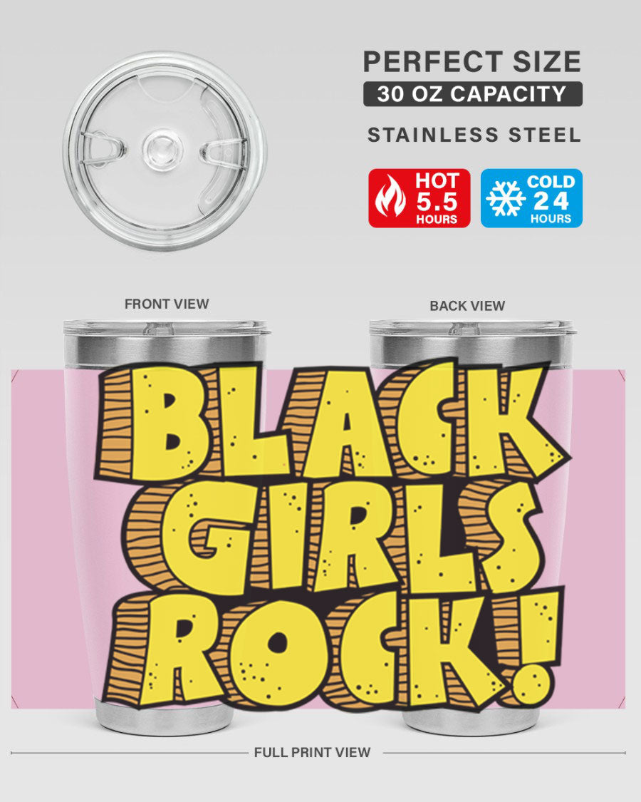 Black Girls Rock Cotton Tank featuring empowering design, perfect for school and casual wear.