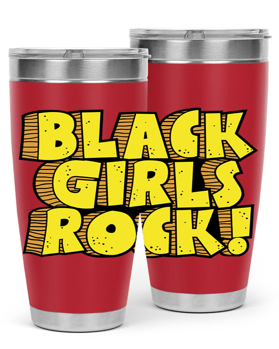 Black Girls Rock Cotton Tank featuring empowering design, perfect for school and casual wear.