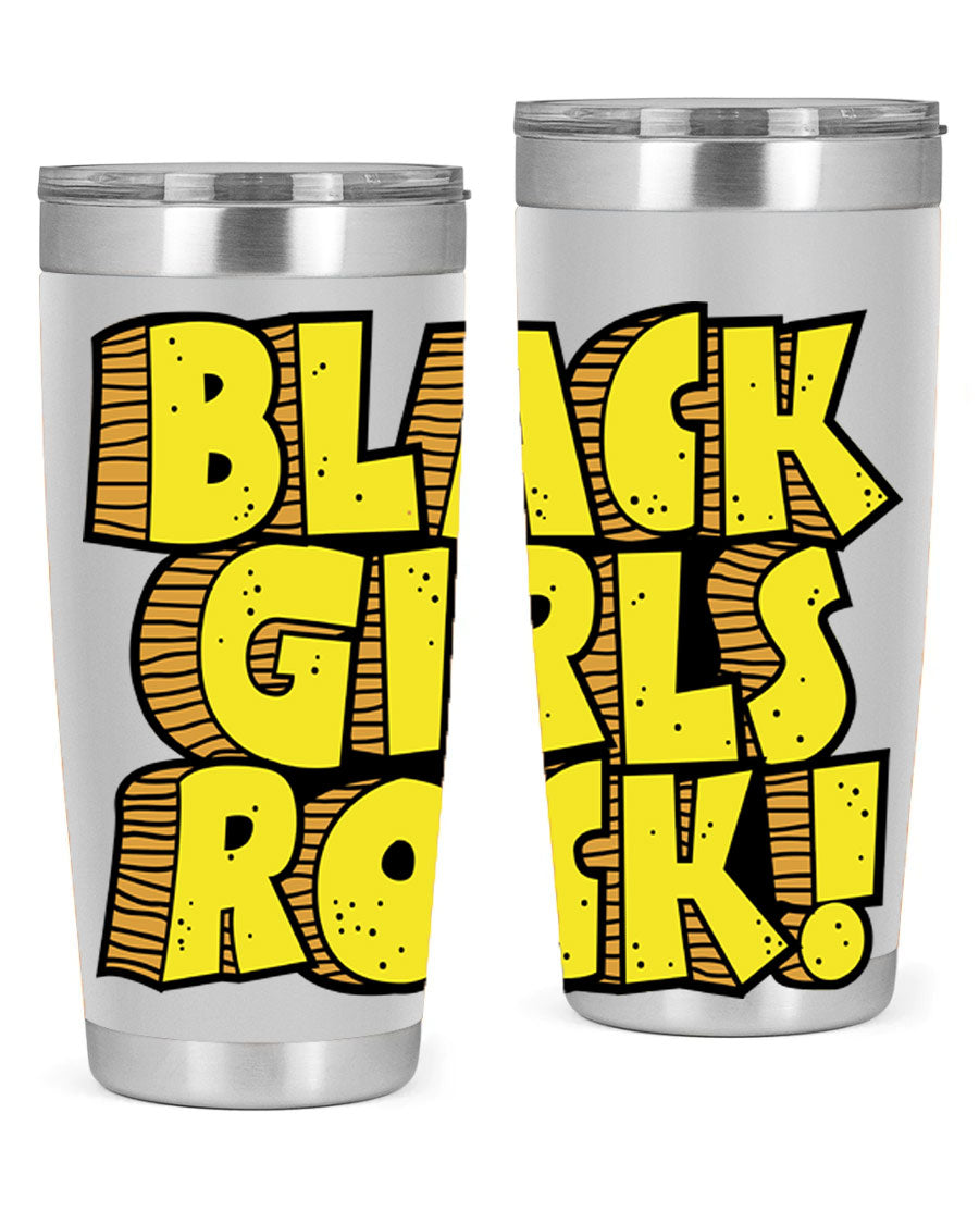 Black Girls Rock Cotton Tank featuring empowering design, perfect for school and casual wear.