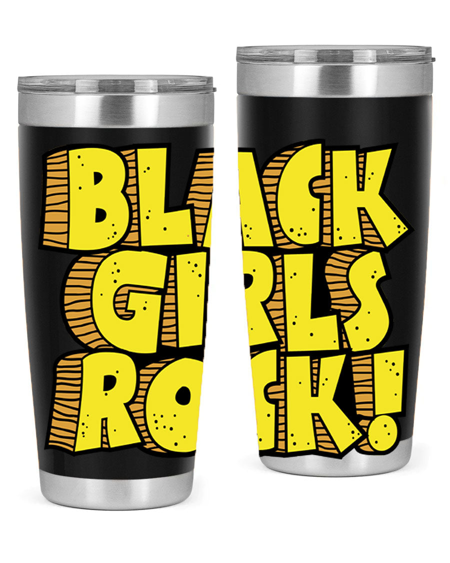 Black Girls Rock Cotton Tank featuring empowering design, perfect for school and casual wear.