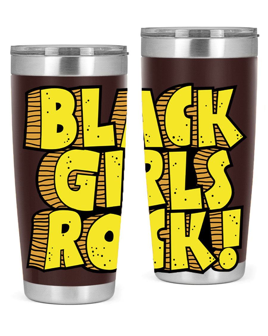 Black Girls Rock Cotton Tank featuring empowering design, perfect for school and casual wear.