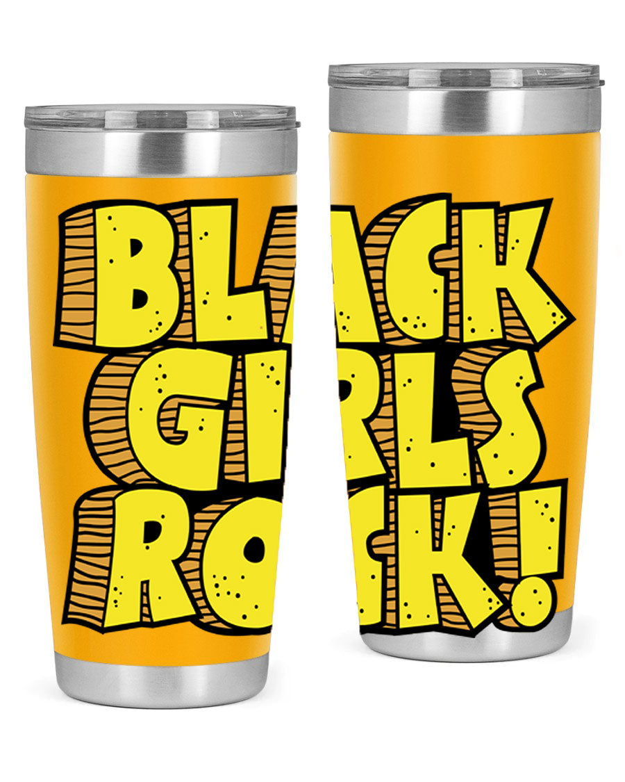 Black Girls Rock Cotton Tank featuring empowering design, perfect for school and casual wear.