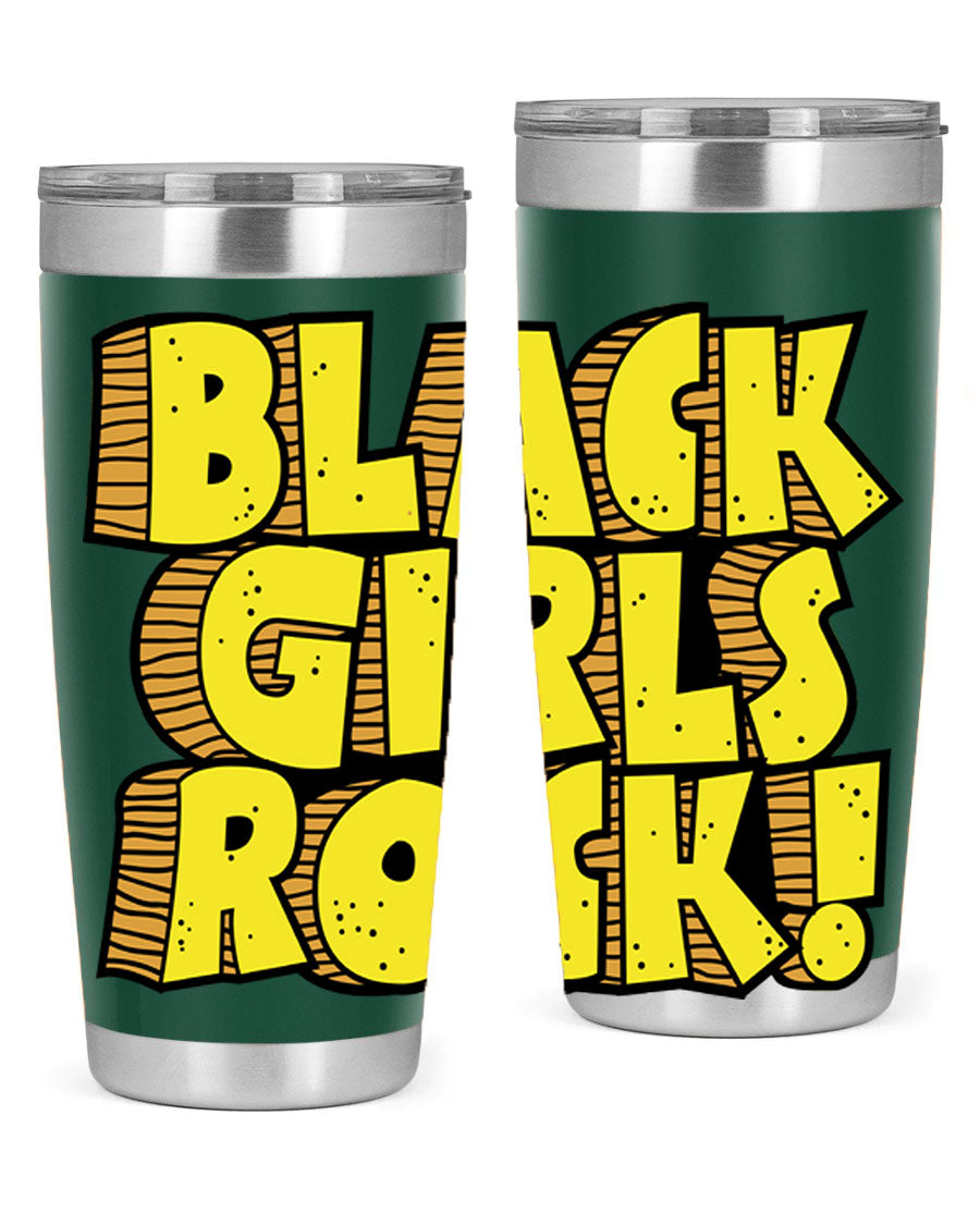 Black Girls Rock Cotton Tank featuring empowering design, perfect for school and casual wear.
