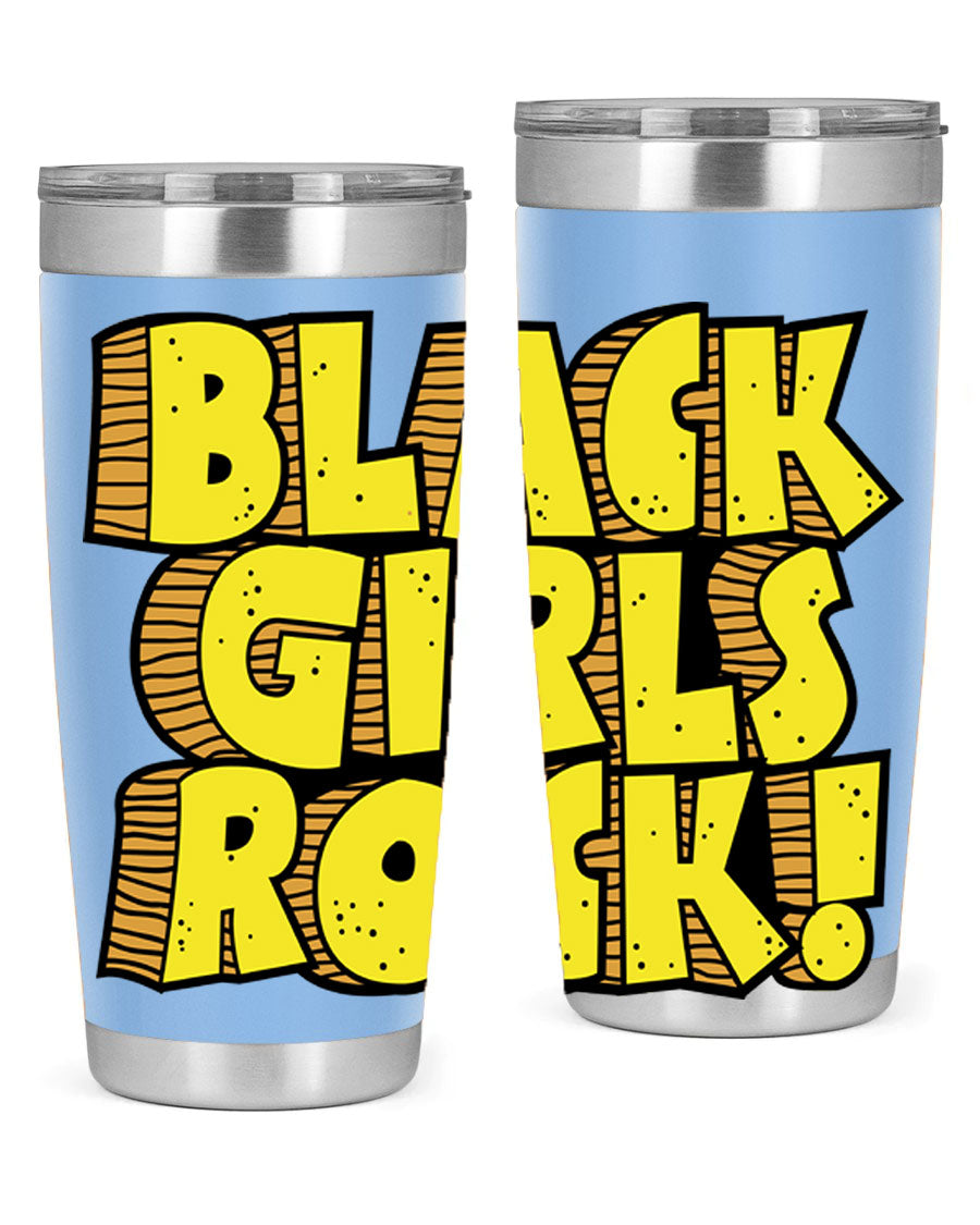 Black Girls Rock Cotton Tank featuring empowering design, perfect for school and casual wear.