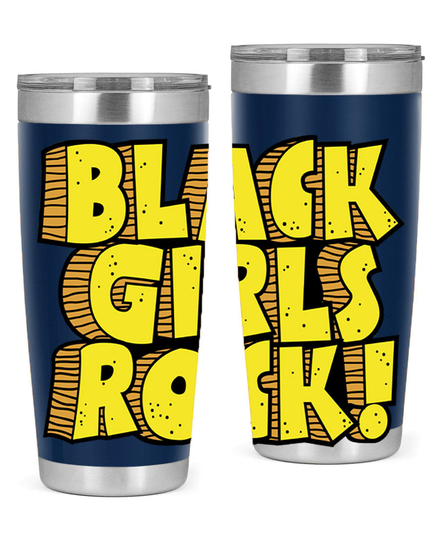 Black Girls Rock Cotton Tank featuring empowering design, perfect for school and casual wear.