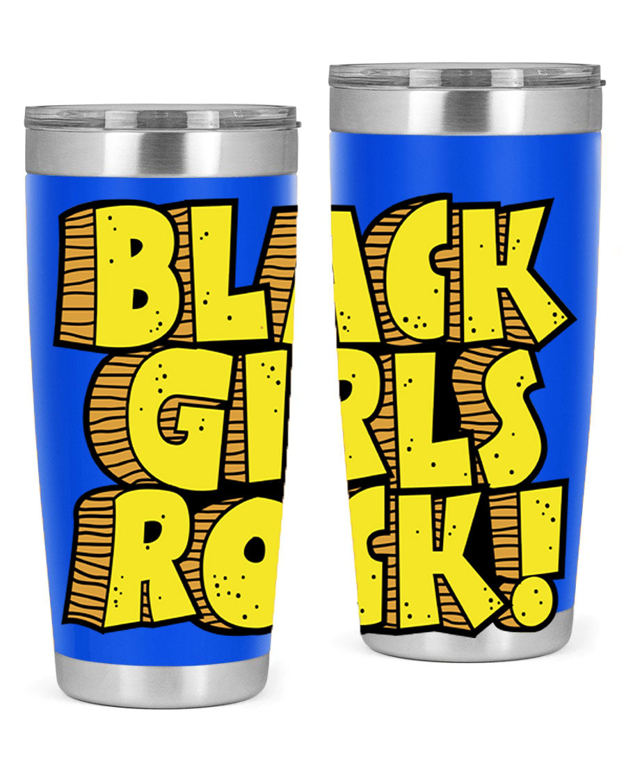 Black Girls Rock Cotton Tank featuring empowering design, perfect for school and casual wear.