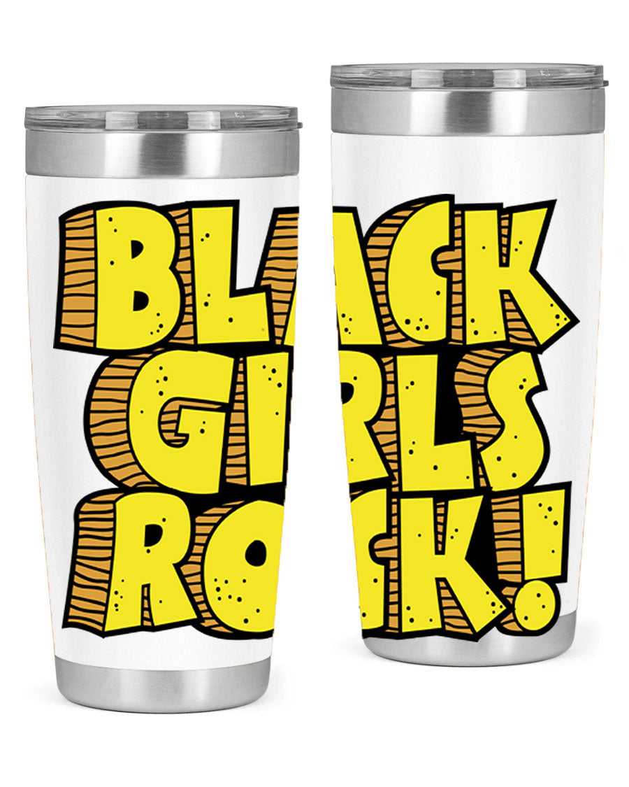 Black Girls Rock Cotton Tank featuring empowering design, perfect for school and casual wear.