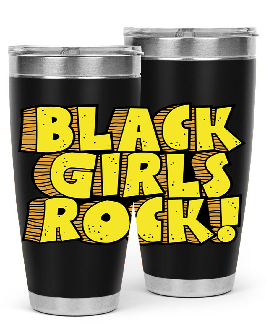 Black Girls Rock Cotton Tank featuring empowering design, perfect for school and casual wear.