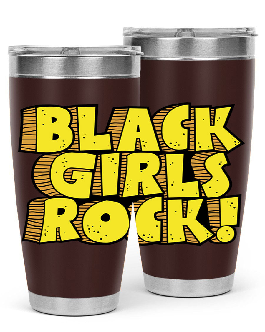 Black Girls Rock Cotton Tank featuring empowering design, perfect for school and casual wear.