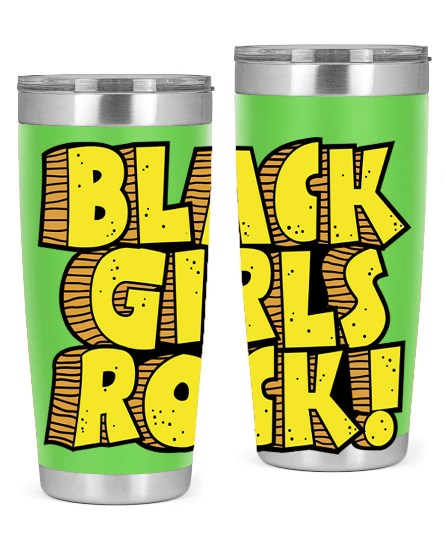 Black Girls Rock Cotton Tank featuring empowering design, perfect for school and casual wear.