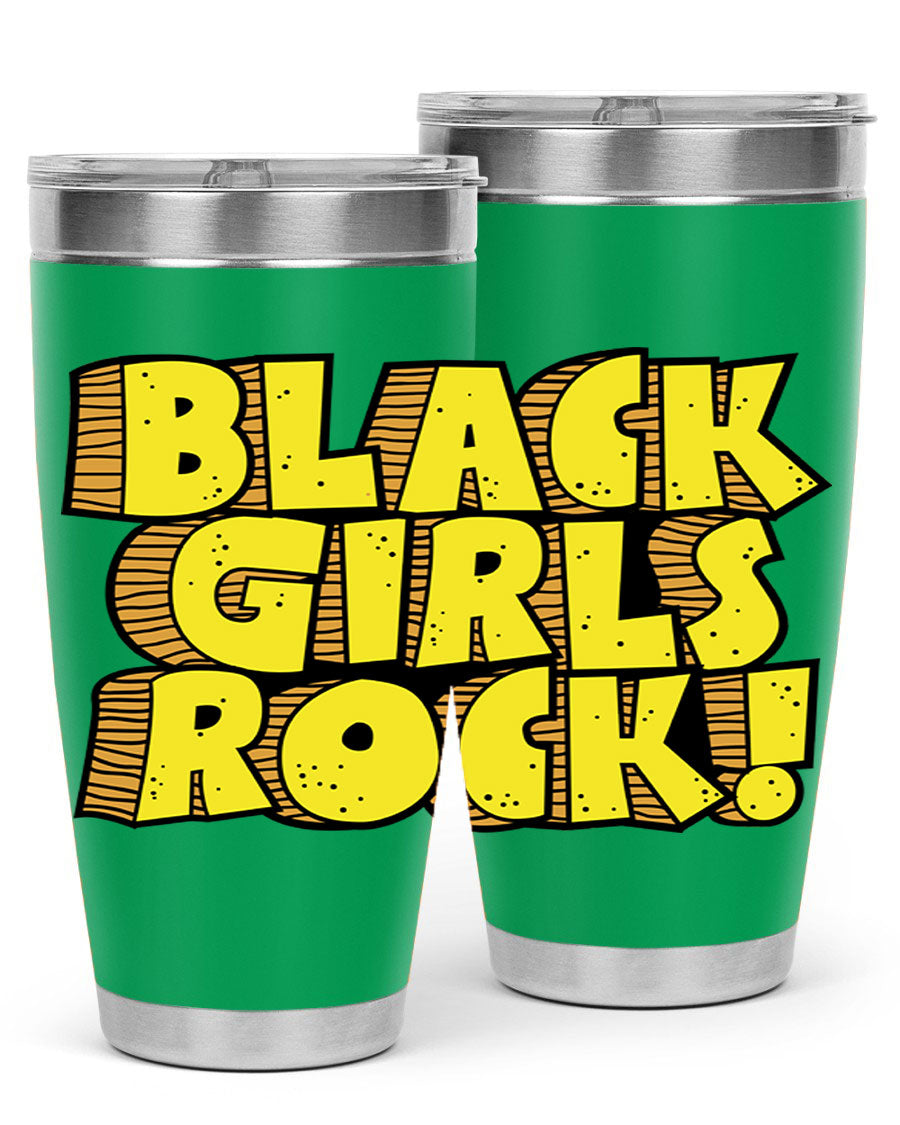 Black Girls Rock Cotton Tank featuring empowering design, perfect for school and casual wear.