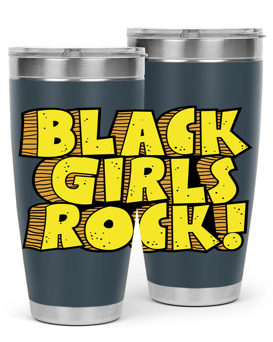 Black Girls Rock Cotton Tank featuring empowering design, perfect for school and casual wear.