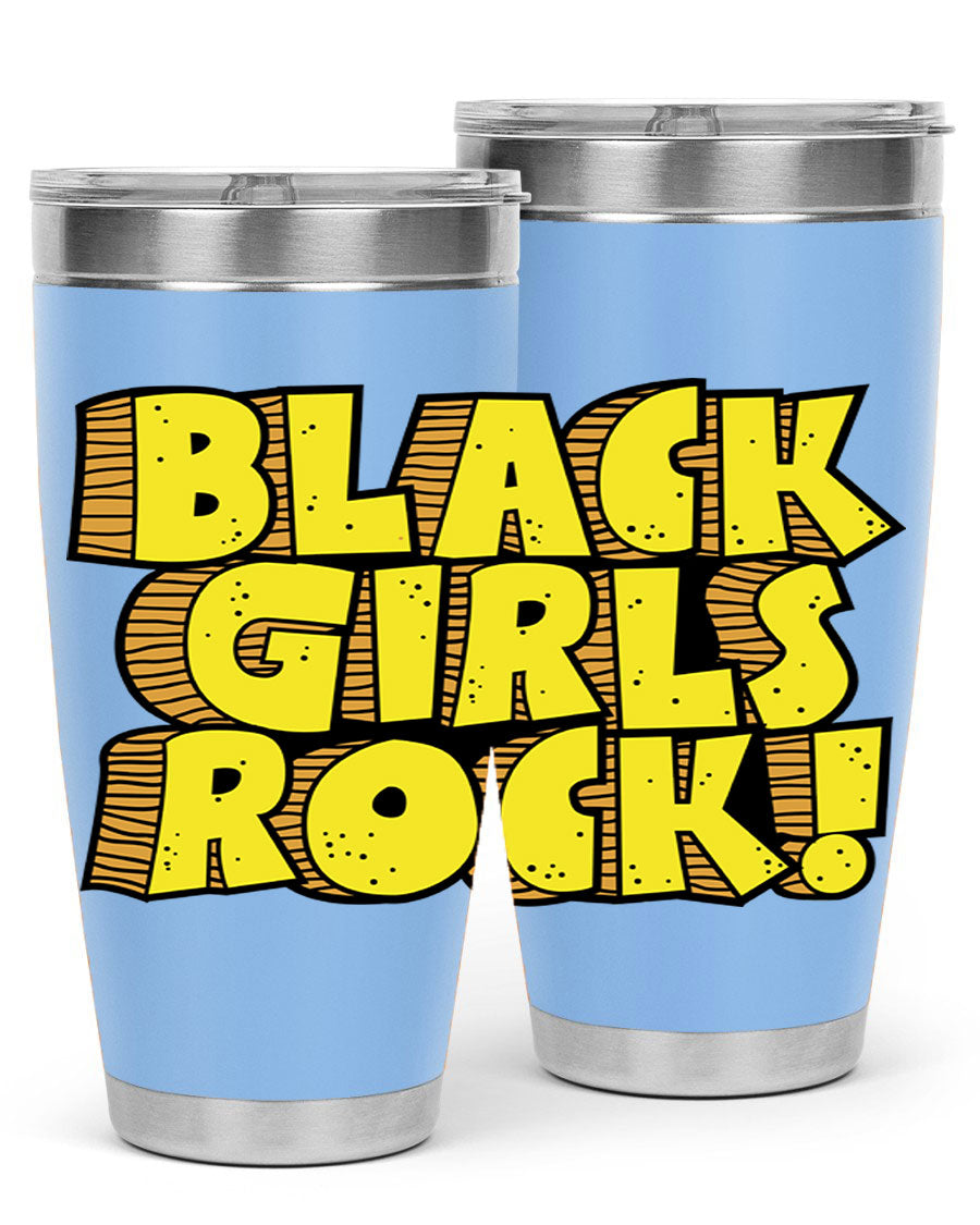 Black Girls Rock Cotton Tank featuring empowering design, perfect for school and casual wear.