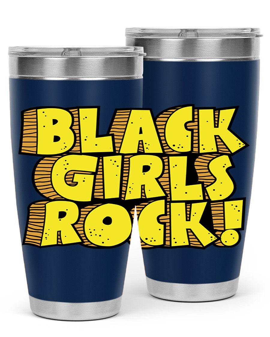 Black Girls Rock Cotton Tank featuring empowering design, perfect for school and casual wear.
