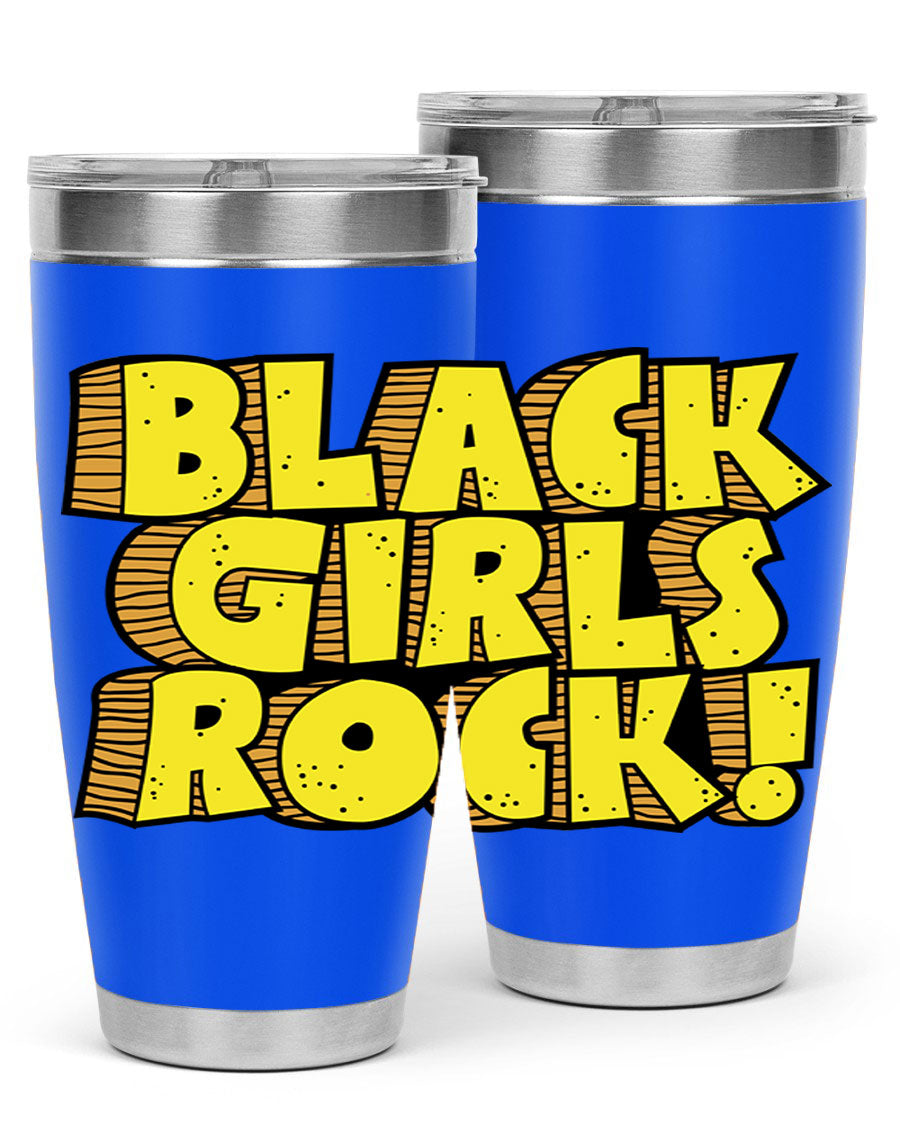 Black Girls Rock Cotton Tank featuring empowering design, perfect for school and casual wear.