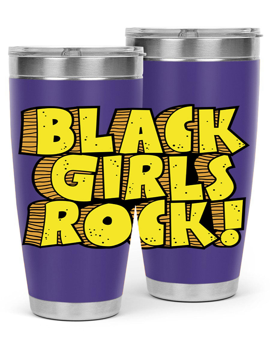 Black Girls Rock Cotton Tank featuring empowering design, perfect for school and casual wear.