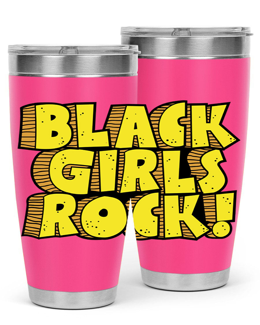 Black Girls Rock Cotton Tank featuring empowering design, perfect for school and casual wear.