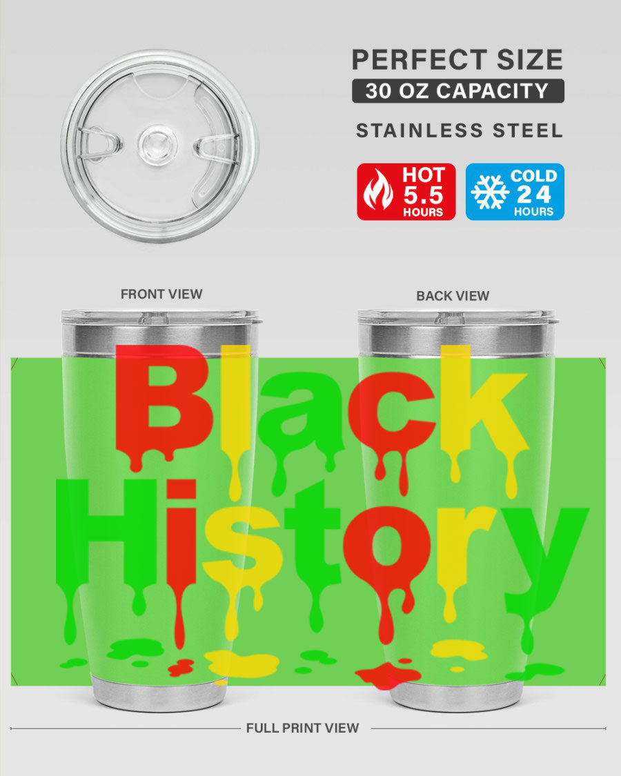 Black History Drip 241# Cotton Tank featuring inspiring phrases and designs celebrating Black culture and history.