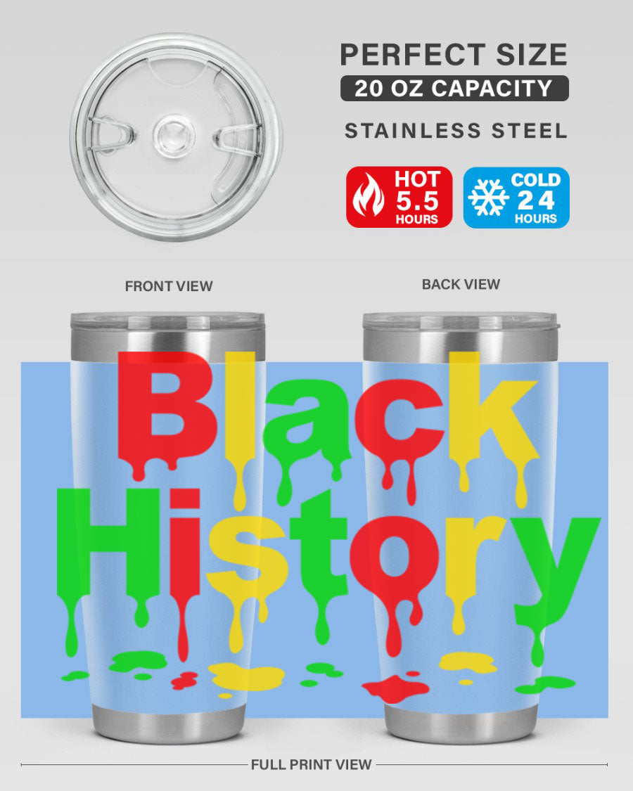 Black History Drip 241# Cotton Tank featuring inspiring phrases and designs celebrating Black culture and history.