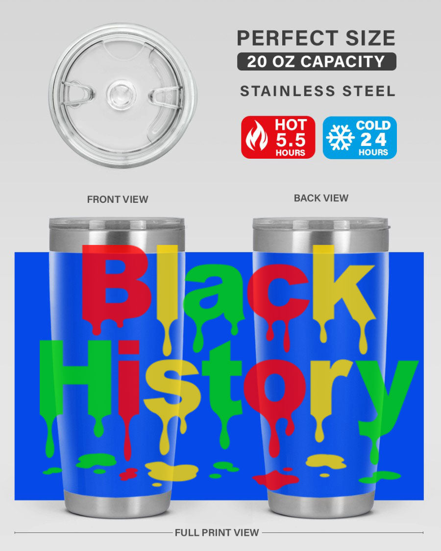 Black History Drip 241# Cotton Tank featuring inspiring phrases and designs celebrating Black culture and history.