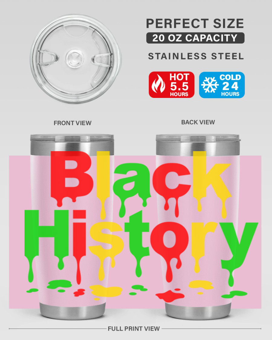 Black History Drip 241# Cotton Tank featuring inspiring phrases and designs celebrating Black culture and history.