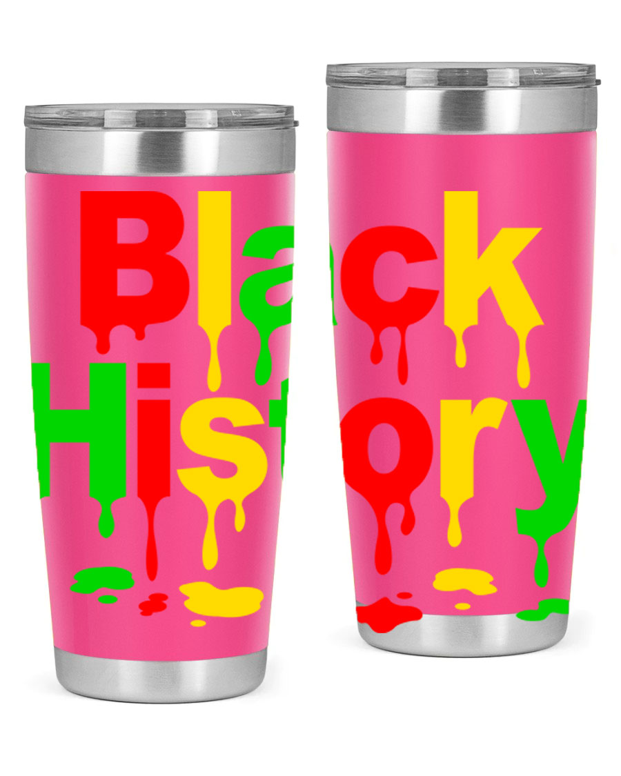 Black History Drip 241# Cotton Tank featuring inspiring phrases and designs celebrating Black culture and history.