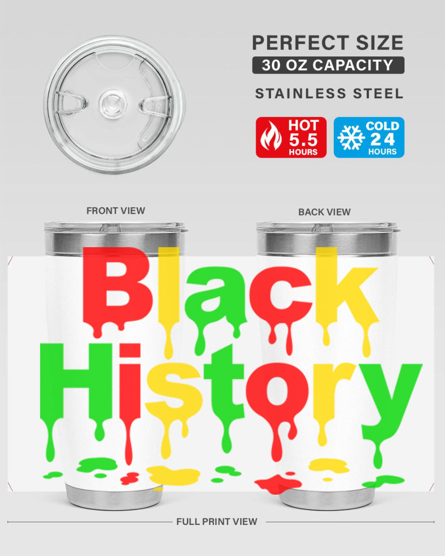 Black History Drip 241# Cotton Tank featuring inspiring phrases and designs celebrating Black culture and history.