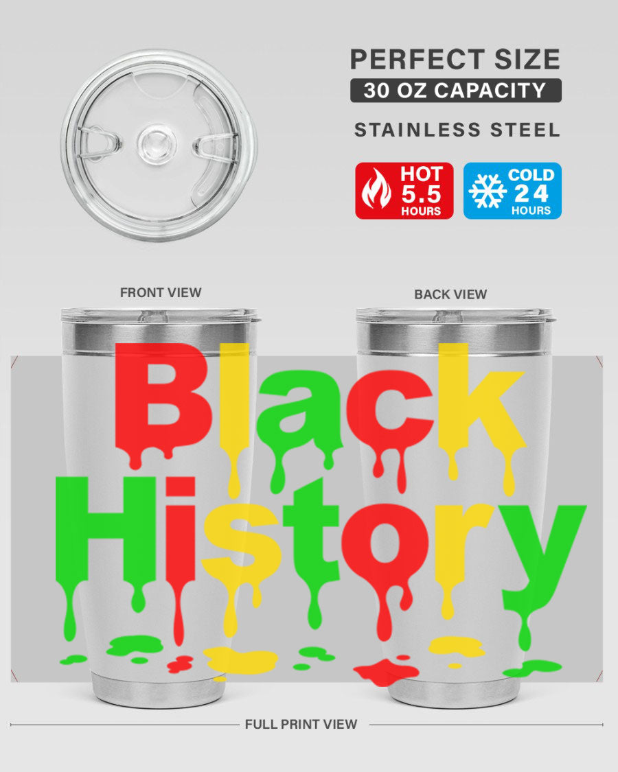 Black History Drip 241# Cotton Tank featuring inspiring phrases and designs celebrating Black culture and history.