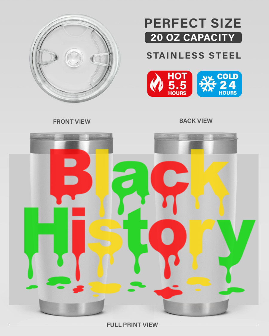 Black History Drip 241# Cotton Tank featuring inspiring phrases and designs celebrating Black culture and history.