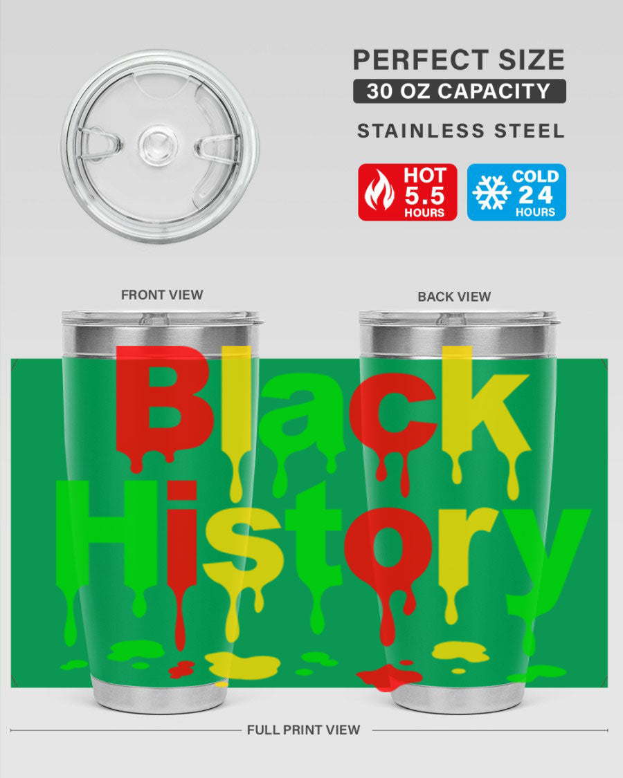 Black History Drip 241# Cotton Tank featuring inspiring phrases and designs celebrating Black culture and history.