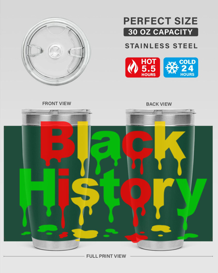 Black History Drip 241# Cotton Tank featuring inspiring phrases and designs celebrating Black culture and history.