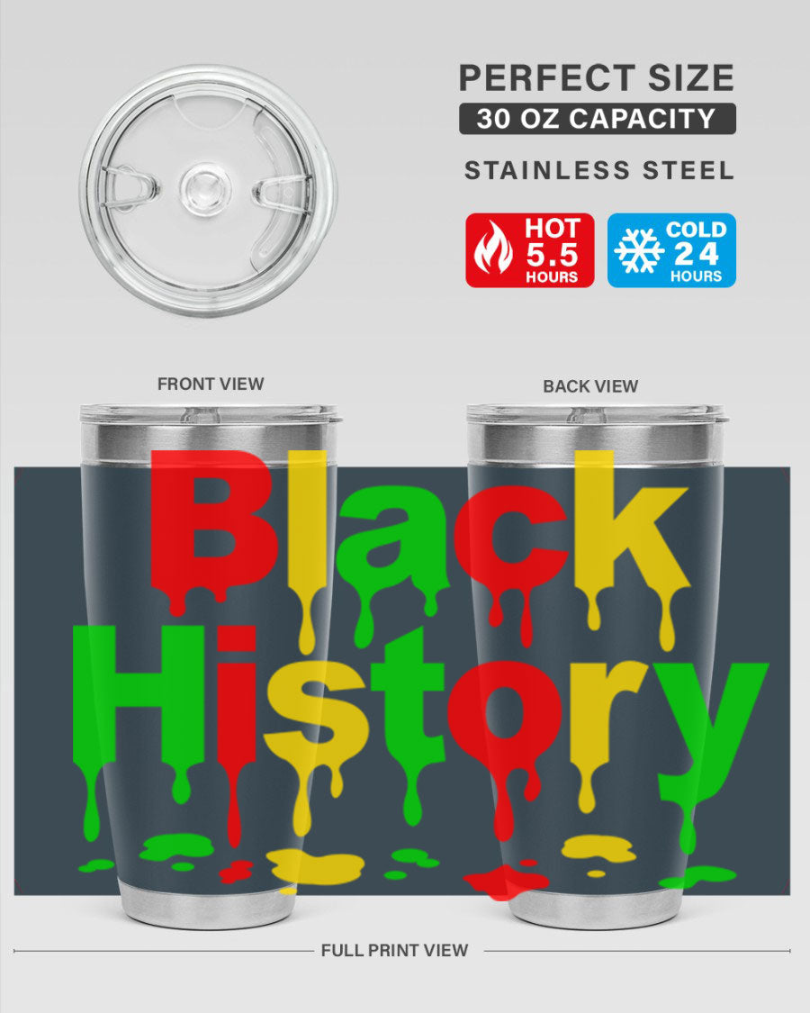 Black History Drip 241# Cotton Tank featuring inspiring phrases and designs celebrating Black culture and history.