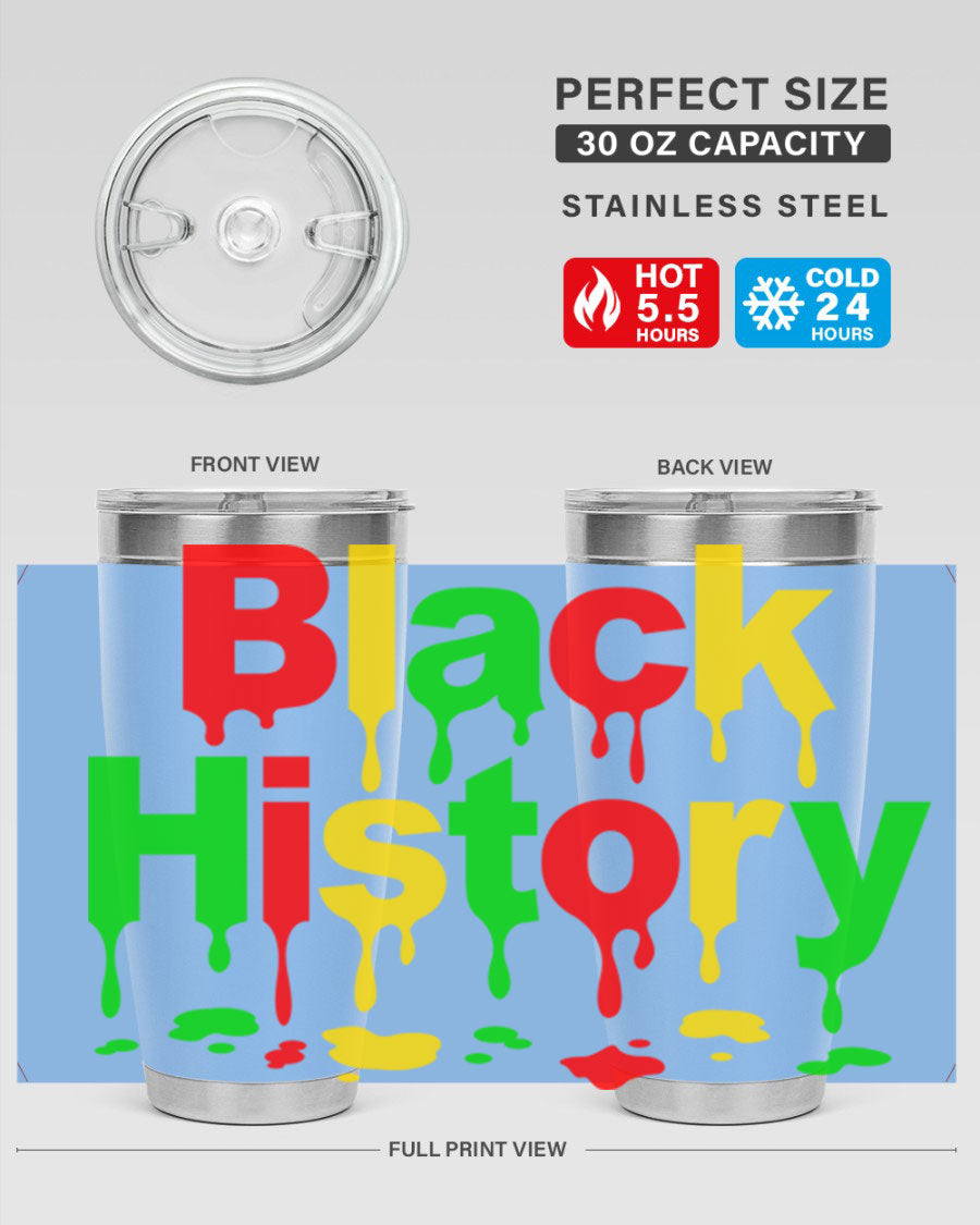 Black History Drip 241# Cotton Tank featuring inspiring phrases and designs celebrating Black culture and history.