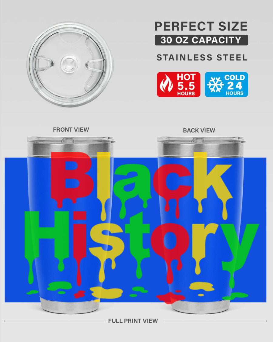 Black History Drip 241# Cotton Tank featuring inspiring phrases and designs celebrating Black culture and history.